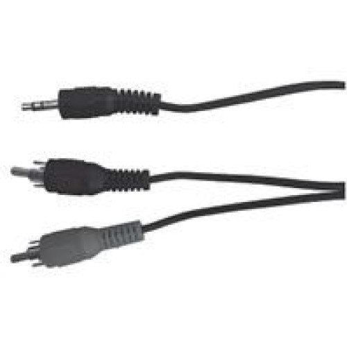 Cable Miniplug Macho 3.5 mm a 2 RCA